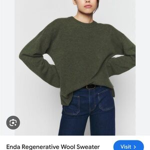 Reformation Enda Regenerative Wool Sweater